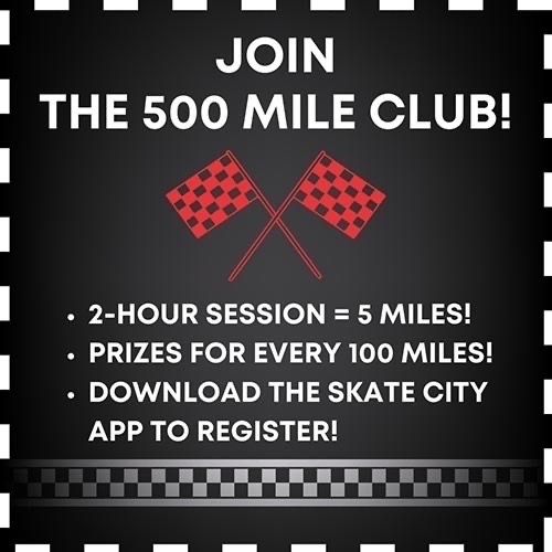 The 500 Mile Club at Skate City Colorado
